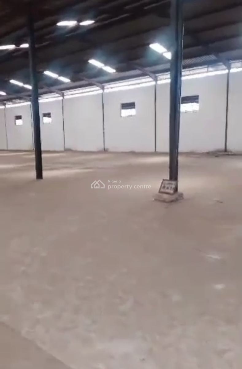 2 Bay Warehouse Measuring 3400sqm Covered, on 4600sqm of Land at  Ajao, Ajao Estate, Off Intl Airport Road, Isolo, Lagos., Isolo, Lagos, Warehouse for Sale
