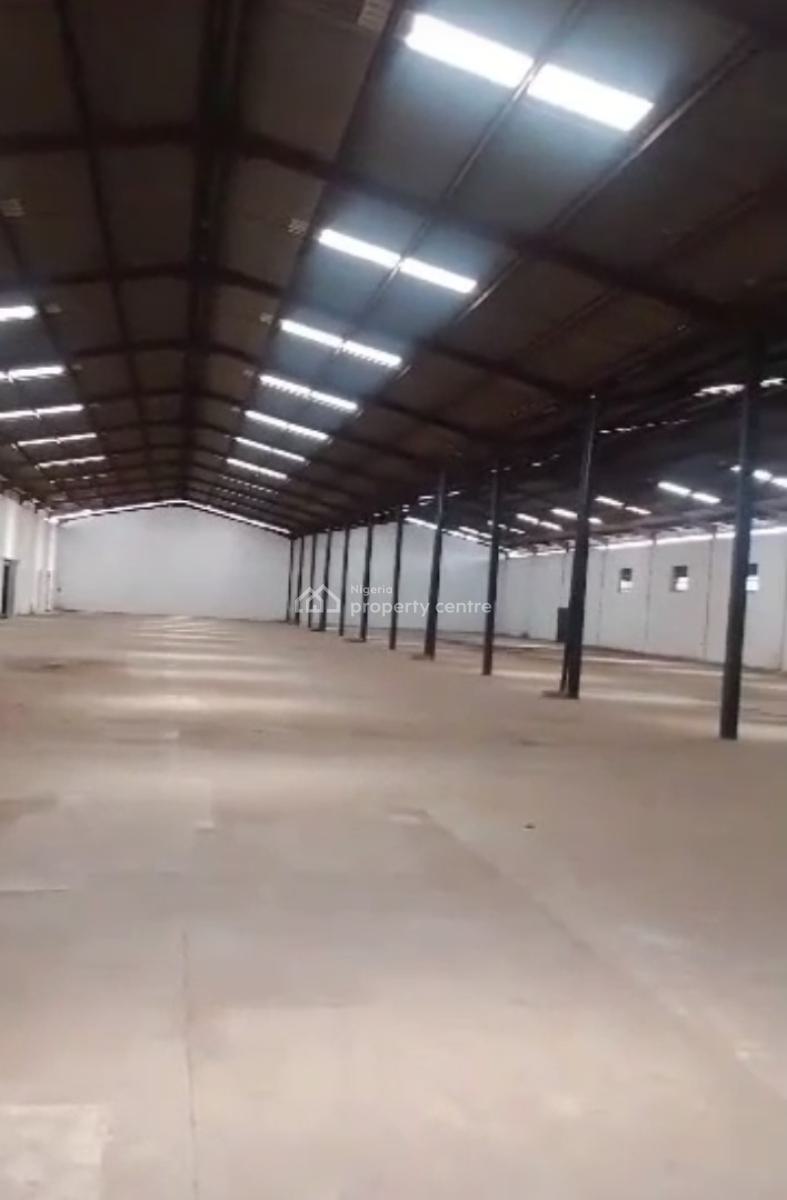 2 Bay Warehouse Measuring 3400sqm Covered, on 4600sqm of Land at  Ajao, Ajao Estate, Off Intl Airport Road, Isolo, Lagos., Isolo, Lagos, Warehouse for Sale