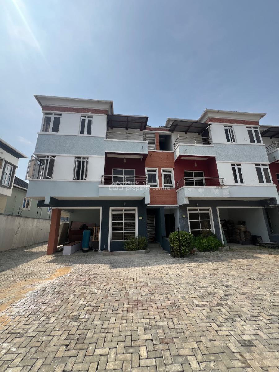 Tastefully Built 4bedroom Terrace Duplex with Bq, Ikota, Lekki, Lagos, Terraced Duplex for Rent