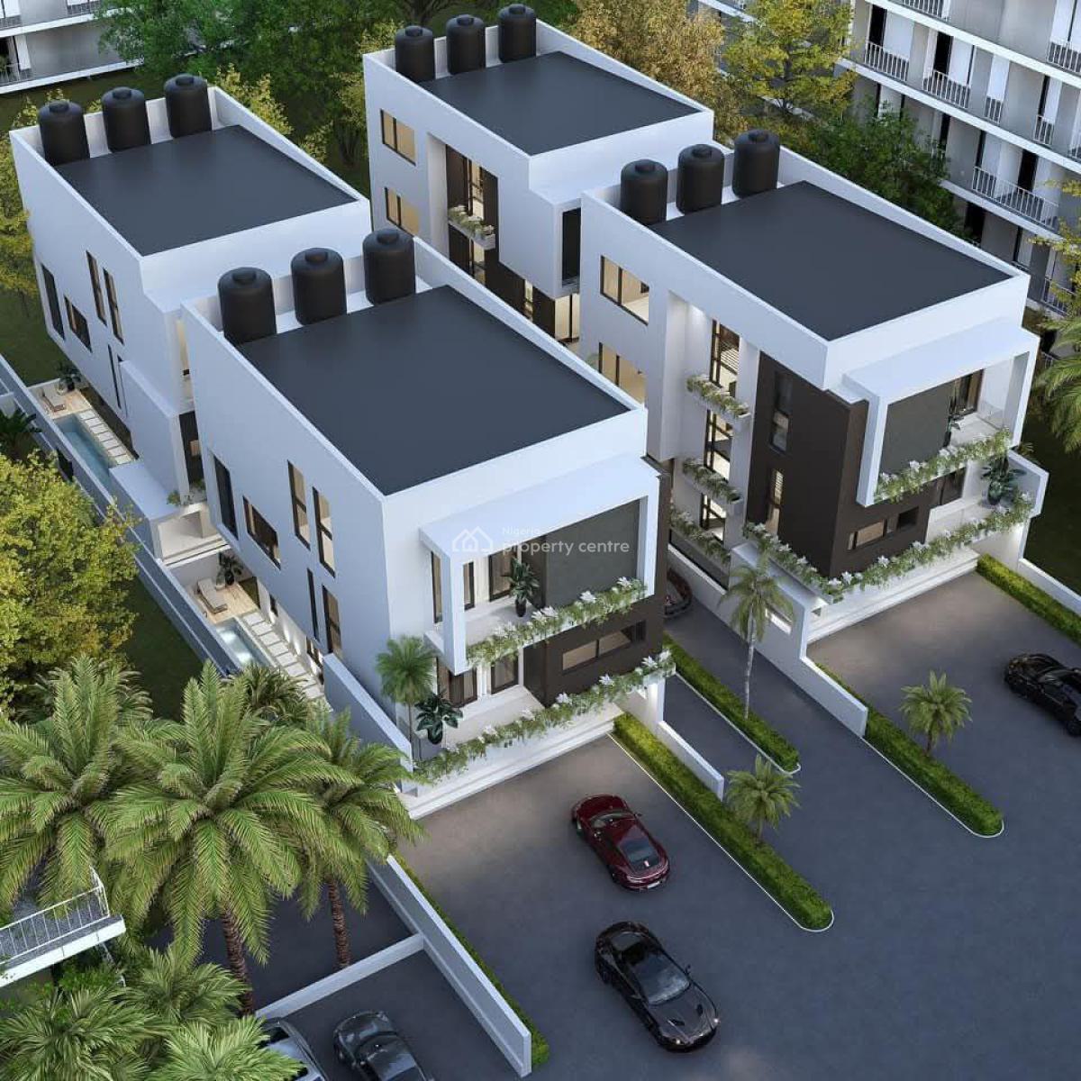 Luxury Standard 5 Bedroom Fully Detached House with Bq/ Pool & More, Right Hand Side (rhs), Lekki Phase 1, Lekki, Lagos, Terraced Duplex for Sale