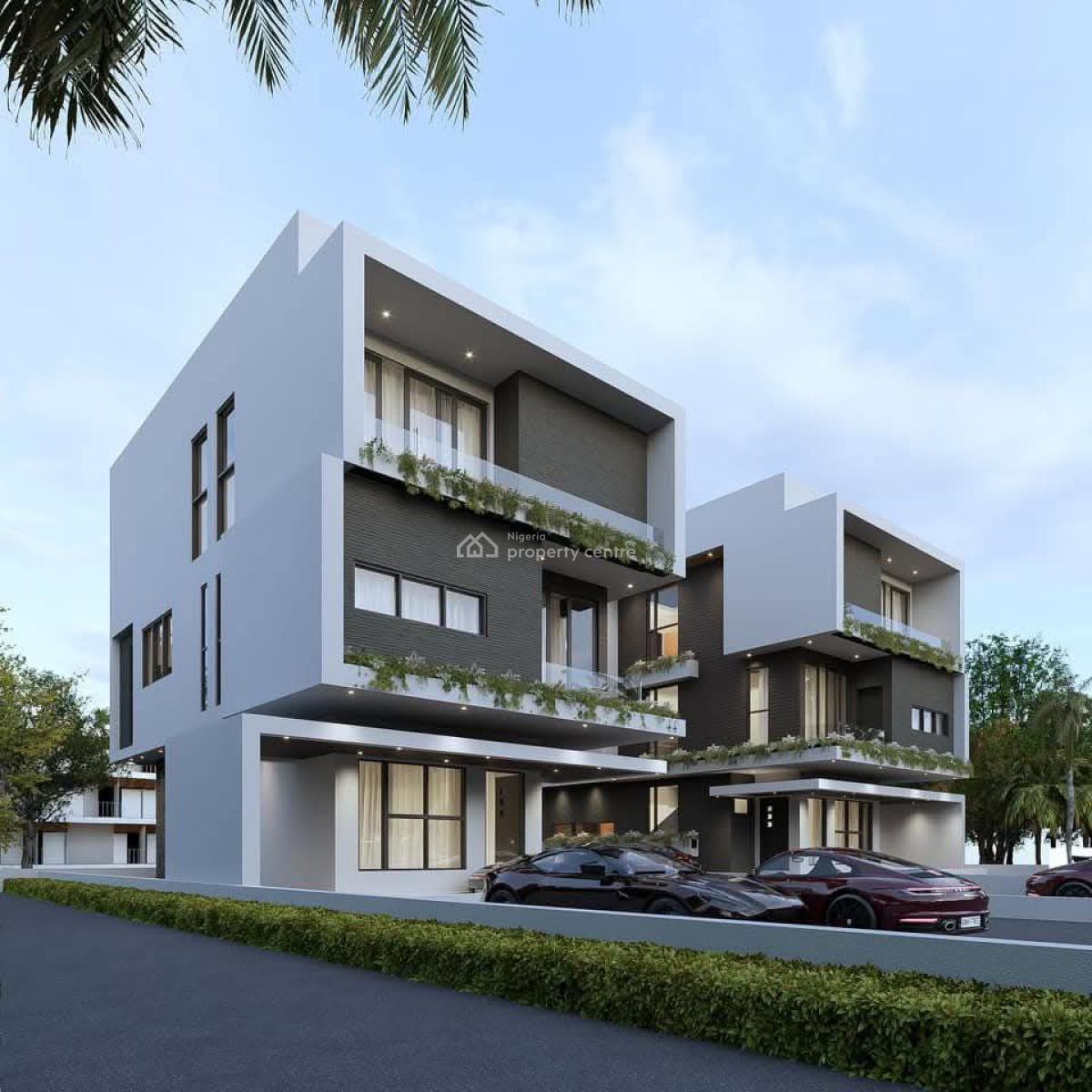 Luxury Standard 5 Bedroom Fully Detached House with Bq/ Pool & More, Right Hand Side (rhs), Lekki Phase 1, Lekki, Lagos, Terraced Duplex for Sale