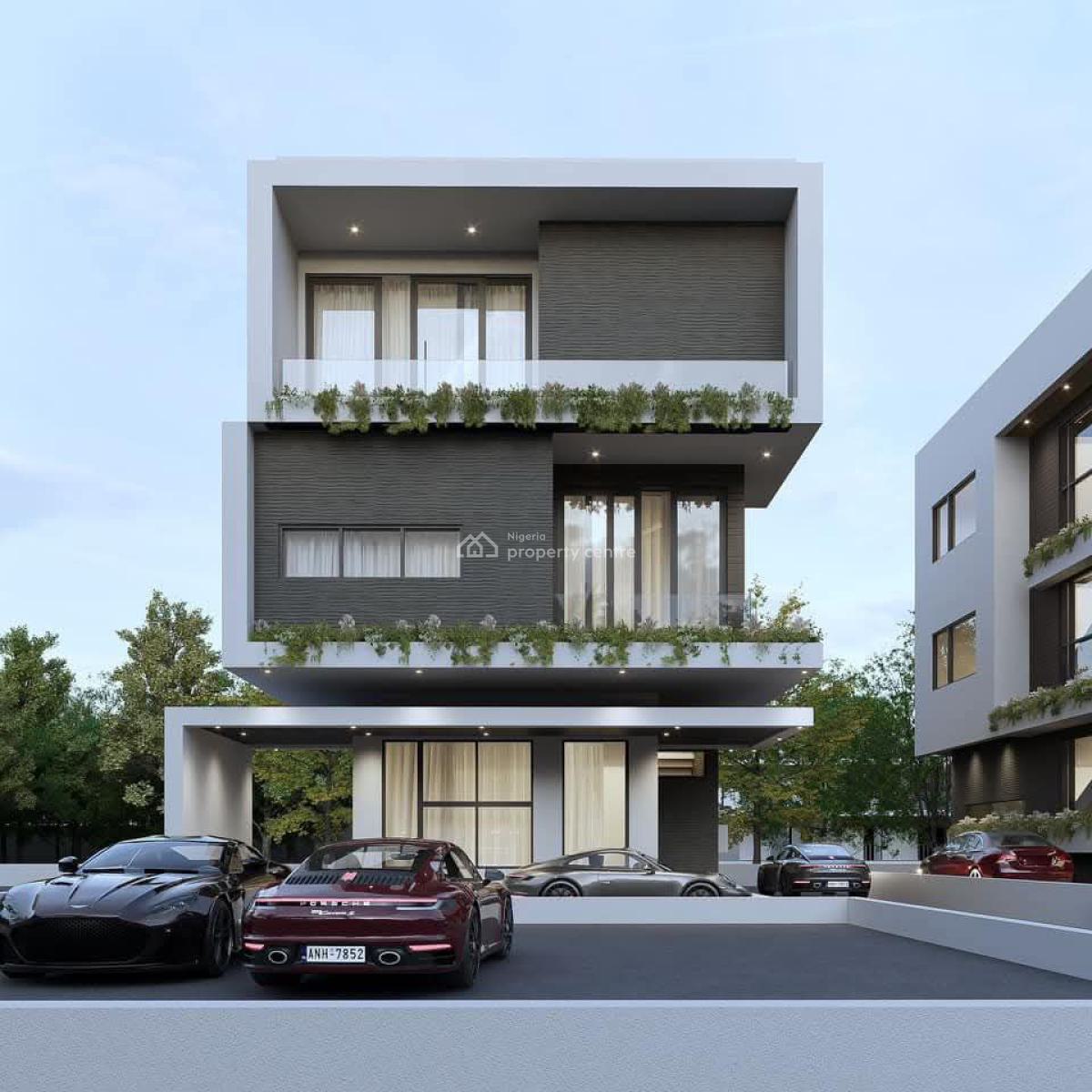 Luxury Standard 5 Bedroom Fully Detached House with Bq/ Pool & More, Right Hand Side (rhs), Lekki Phase 1, Lekki, Lagos, Terraced Duplex for Sale