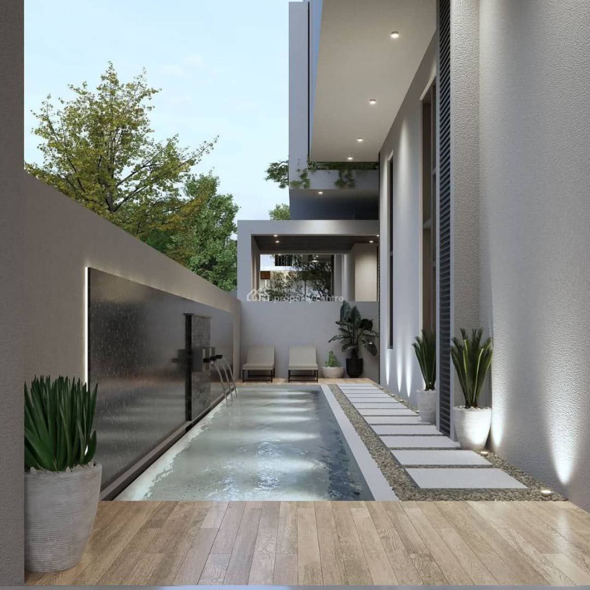 Luxury Standard 5 Bedroom Fully Detached House with Bq/ Pool & More, Right Hand Side (rhs), Lekki Phase 1, Lekki, Lagos, Terraced Duplex for Sale