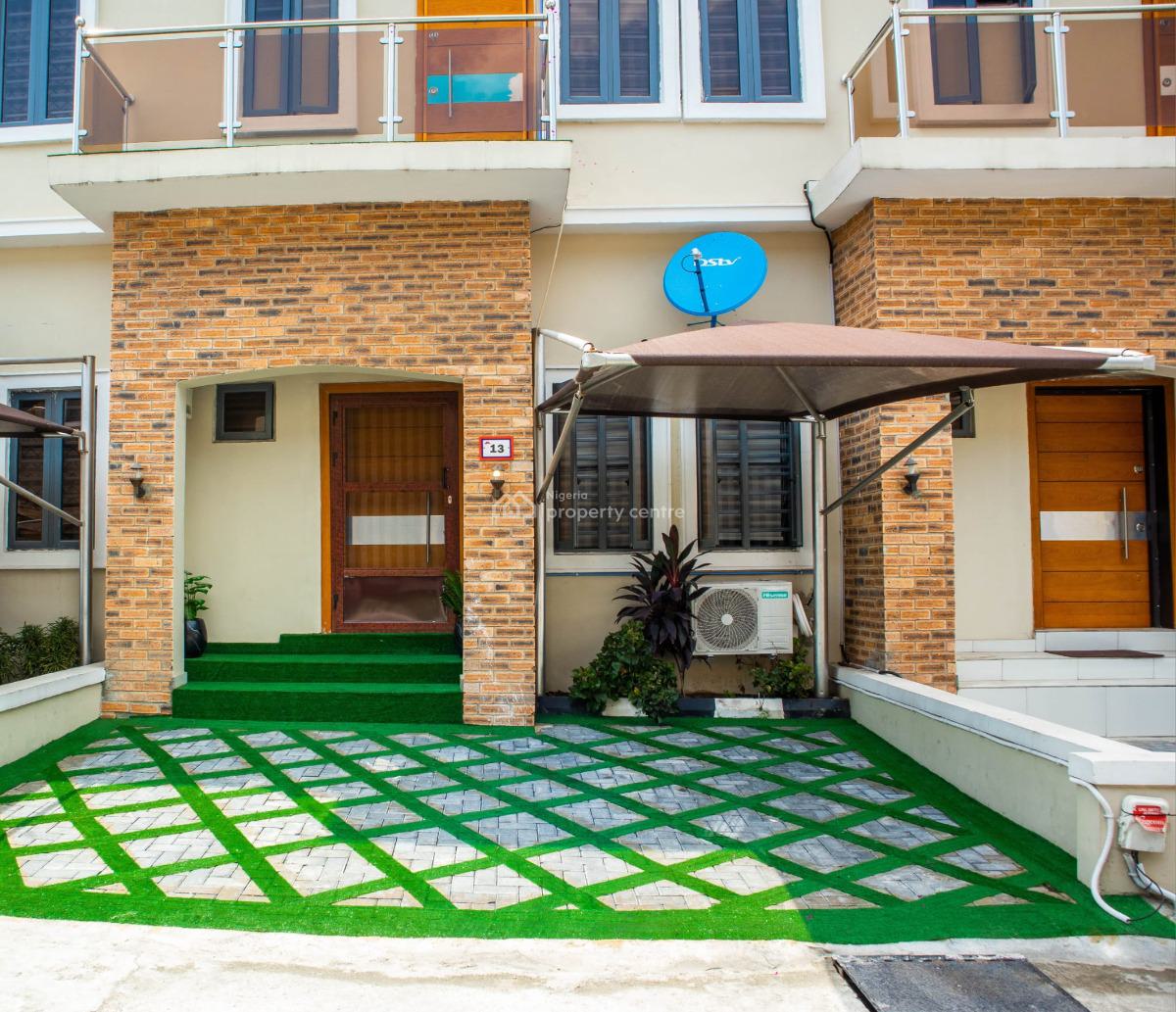 Fully Furnished & Serviced Luxury 2bedrooms Terrace Duplex with Bq, Metro Homes Estate, After Abraham Adesanya Traffic Light, Ajah, Lagos, Terraced Duplex for Rent