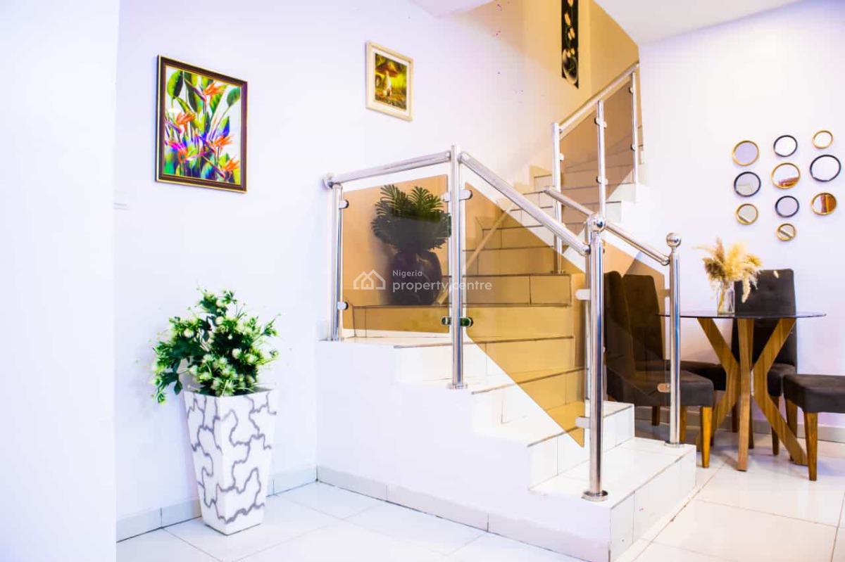 Fully Furnished & Serviced Luxury 2bedrooms Terrace Duplex with Bq, Metro Homes Estate, After Abraham Adesanya Traffic Light, Ajah, Lagos, Terraced Duplex for Rent