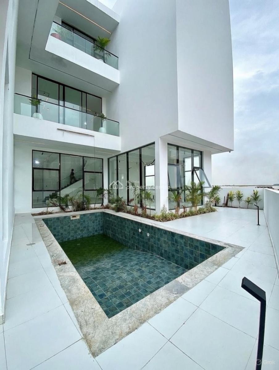 Massive 5 Bedroom Detached Duplex with Pool,cinema,gym and Bq, Osapa London, Osapa, Lekki, Lagos, Detached Duplex for Sale