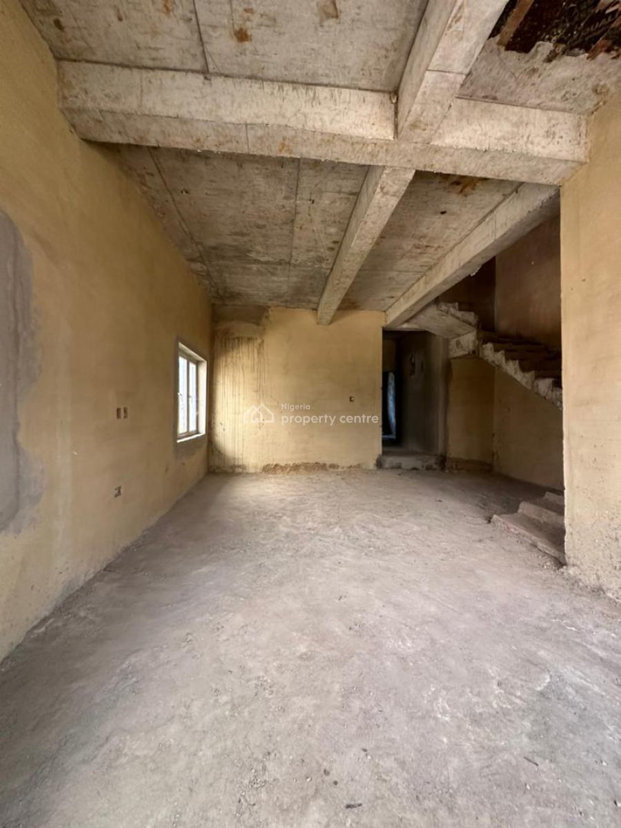 Nicely Built 4 Beds Semidetached Duplex with Bq (semi-finished), Durumi, Abuja, House for Sale