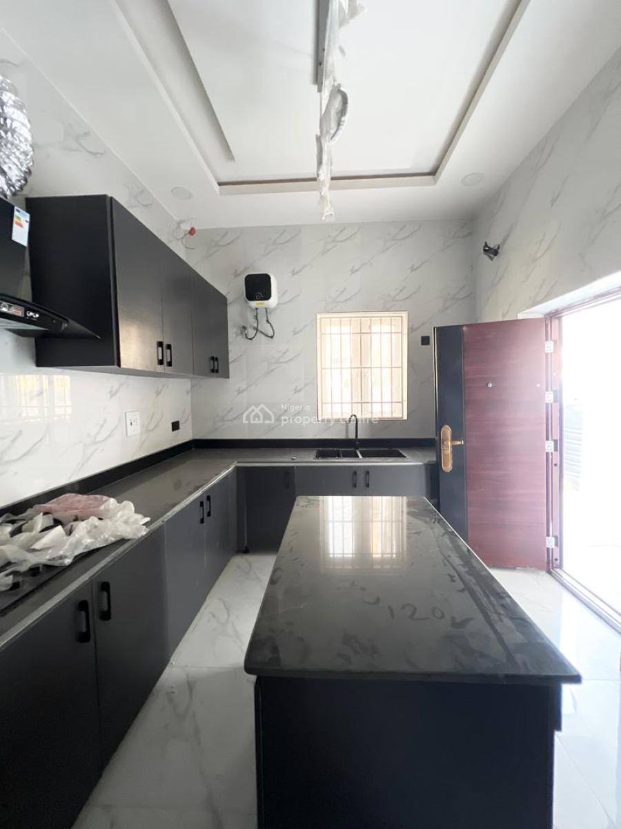 Luxurious 4 Bedroom Terrace Duplex with Bq and Pool in a Secure Estate, Ajah, Lekki, Lagos, Terraced Duplex for Sale