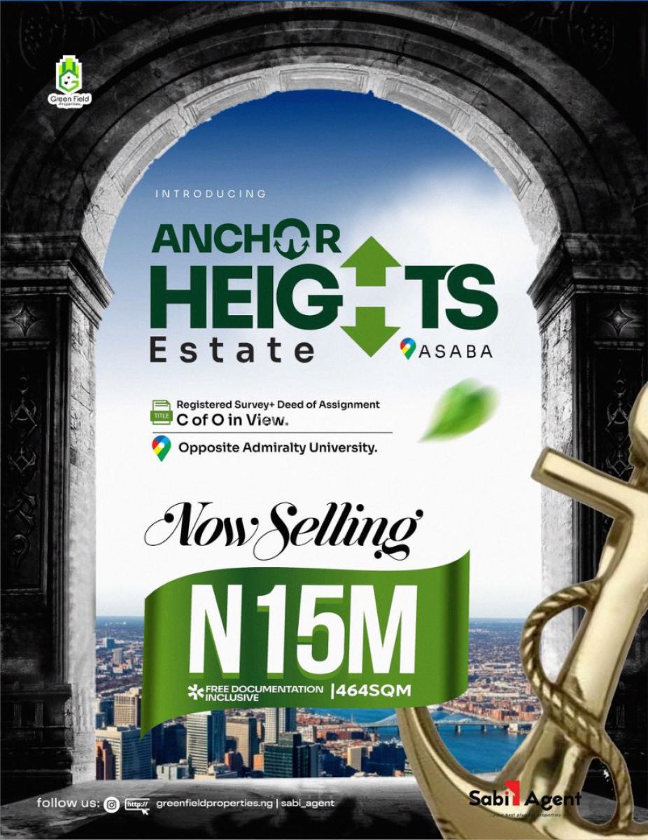 Buy and Build Estate Directly Opposite Admiralty University, Top Notch Premium Luxury Estate Facilities, Asaba, Delta, Residential Land for Sale