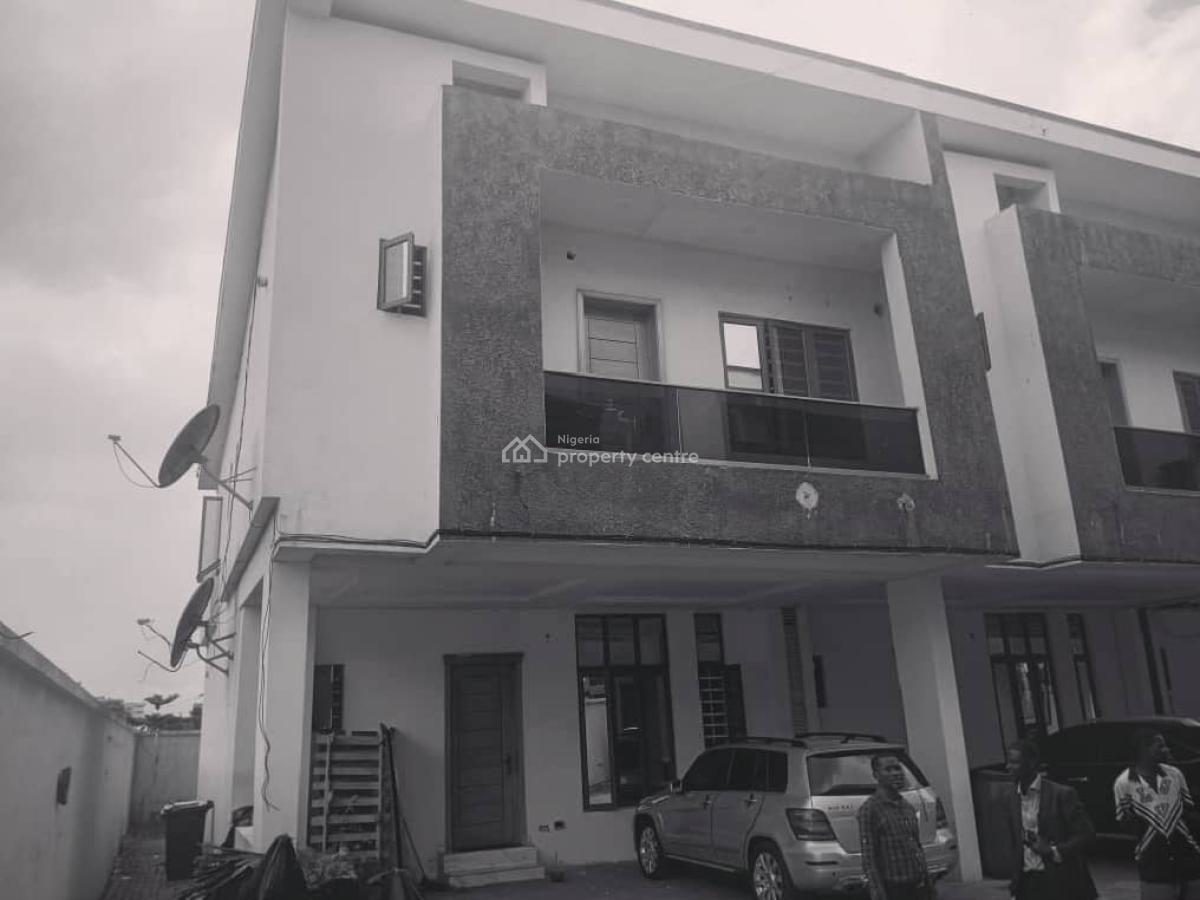 Luxury and Brand New 4bed Terrace Duplex in a Secured Estate, Chevron Alternative,lekki Lagos, Lekki, Lagos, Terraced Duplex for Rent
