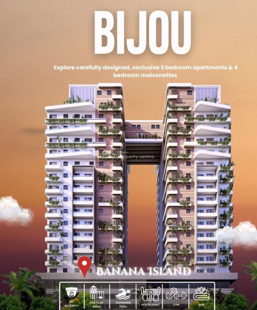 20 Story Residential Tower with 4 Bedrooms Maisonettes Offplan, Bijou Development, Banana Island, Ikoyi, Lagos, Flat / Apartment for Sale