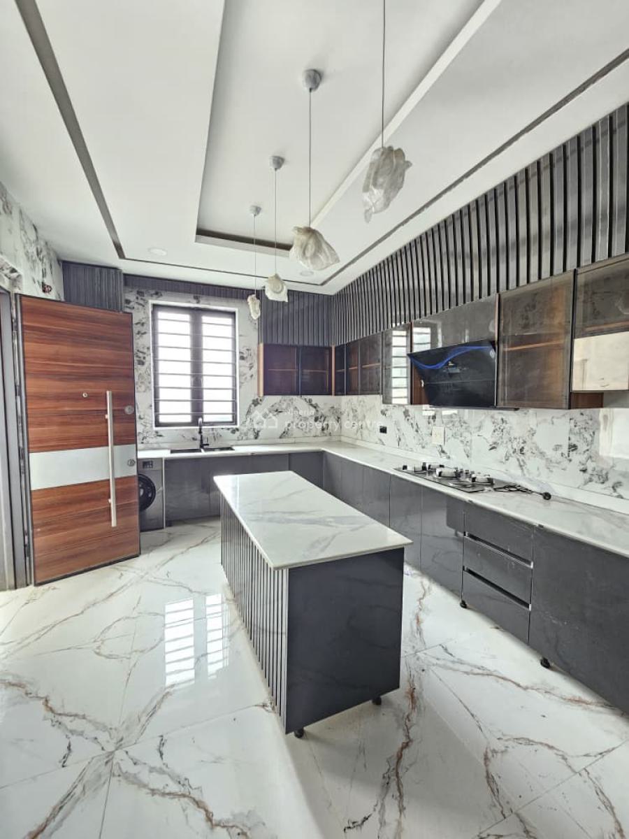 Contemporary Spacious 5 Bedroom Detached with Bq, Rooftop with Pkkl, Lekki Phase 1, Lekki, Lagos, Detached Duplex for Sale