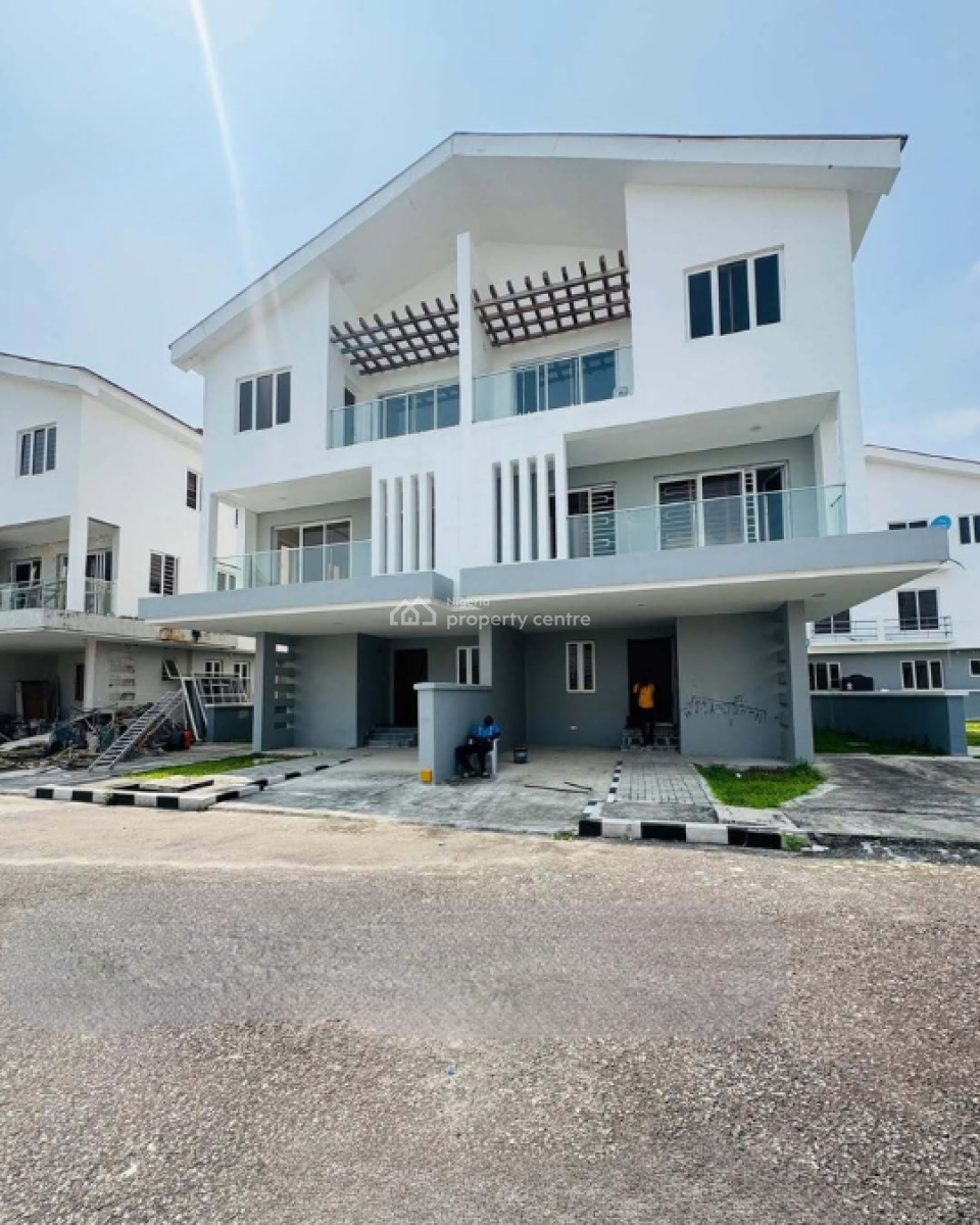 Luxury 5 Bedroom Semi-detached House with Bq, Twin Lake Estate, Lekki, Lagos, Semi-detached Duplex for Rent