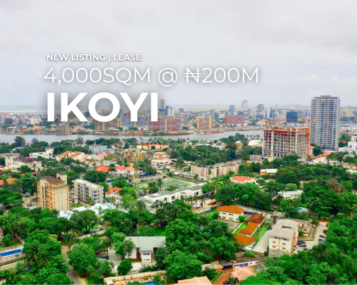 a Prime 4,000 Sqm Land Parcel in a Premium Location, Ikoyi, Lagos, Mixed-use Land for Rent