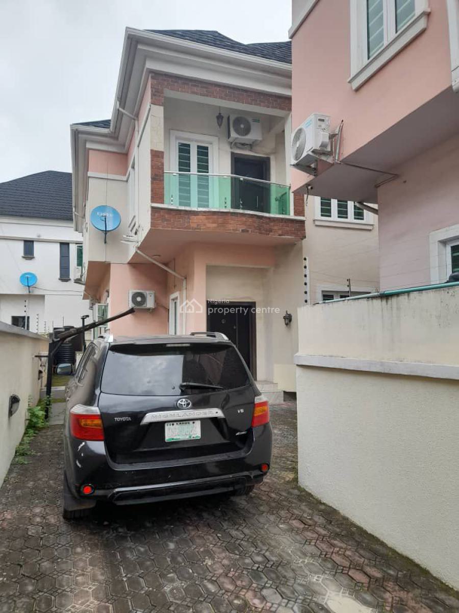 Spacious 4 Bedroom Detached Duplex with Bq in a Secured Estate, Garden Estate., Osapa, Lekki, Lagos, Detached Duplex for Sale
