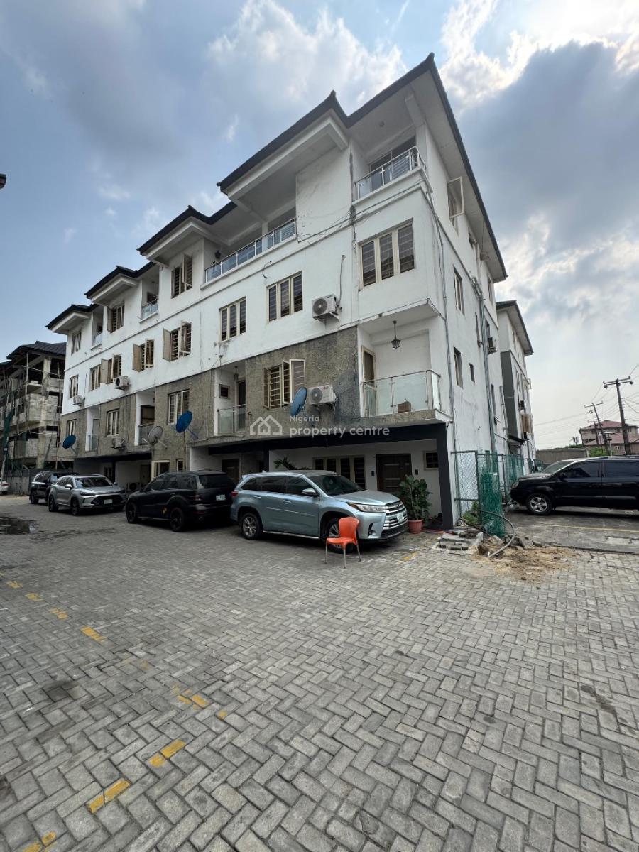 Very Solid 4 Bedroom Terrace Duplex in a Private Estate, in a Lovely Estate in Surulere, Surulere, Lagos, Terraced Duplex for Sale
