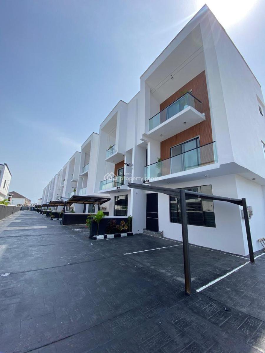 Well-designed 4bedroom Semi-detached Duplex with Bq in a Secure Estate, Lekki, Lagos, Semi-detached Duplex for Sale