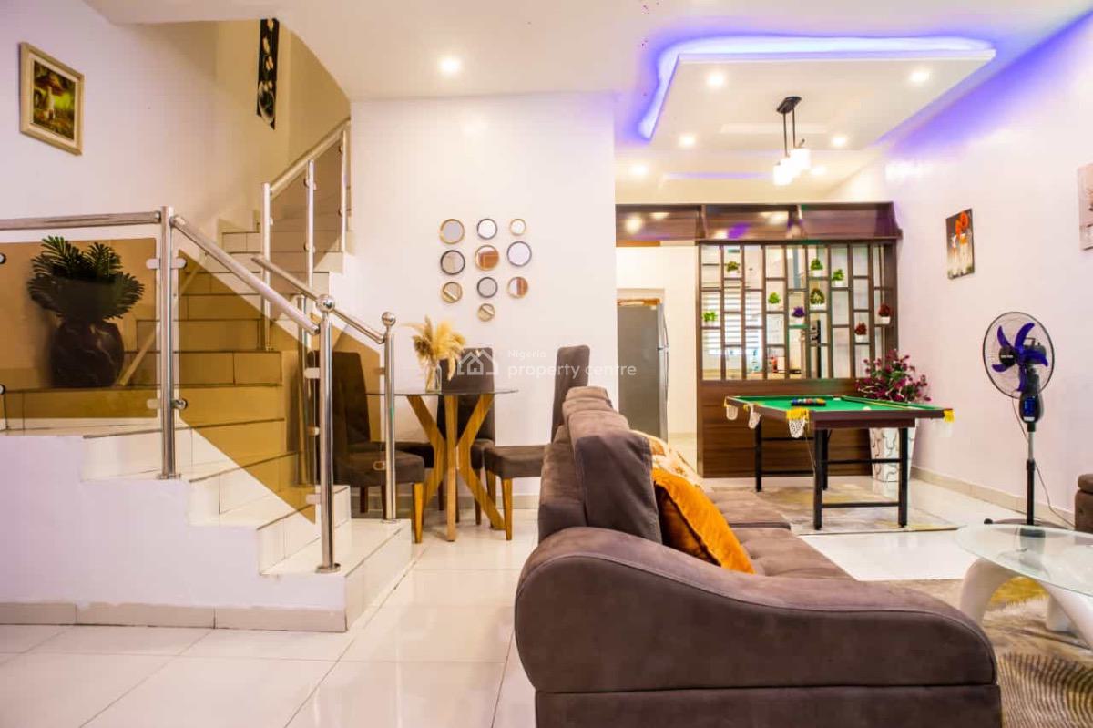 Furnished & Serviced 2 Bedroom Terrace Duplex + Bq, Pool, Gym, Metro Garden, Ajah, Lagos, Terraced Duplex for Rent