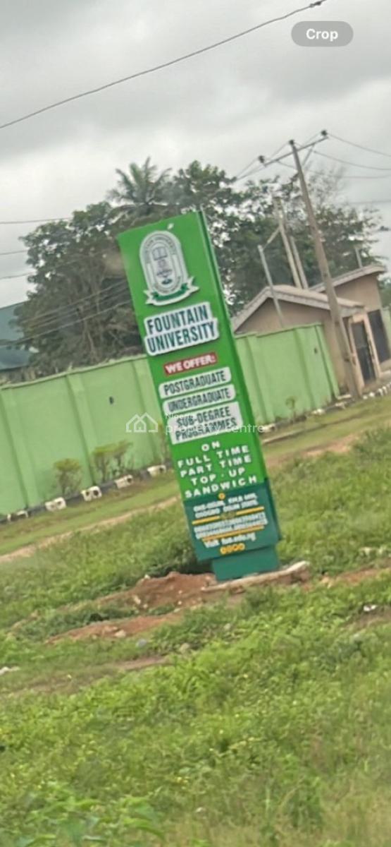 Plots of Land, 29 Plots of Land Available at The Back of Fountain University Osogbo, Osogbo, Osun, Mixed-use Land for Sale