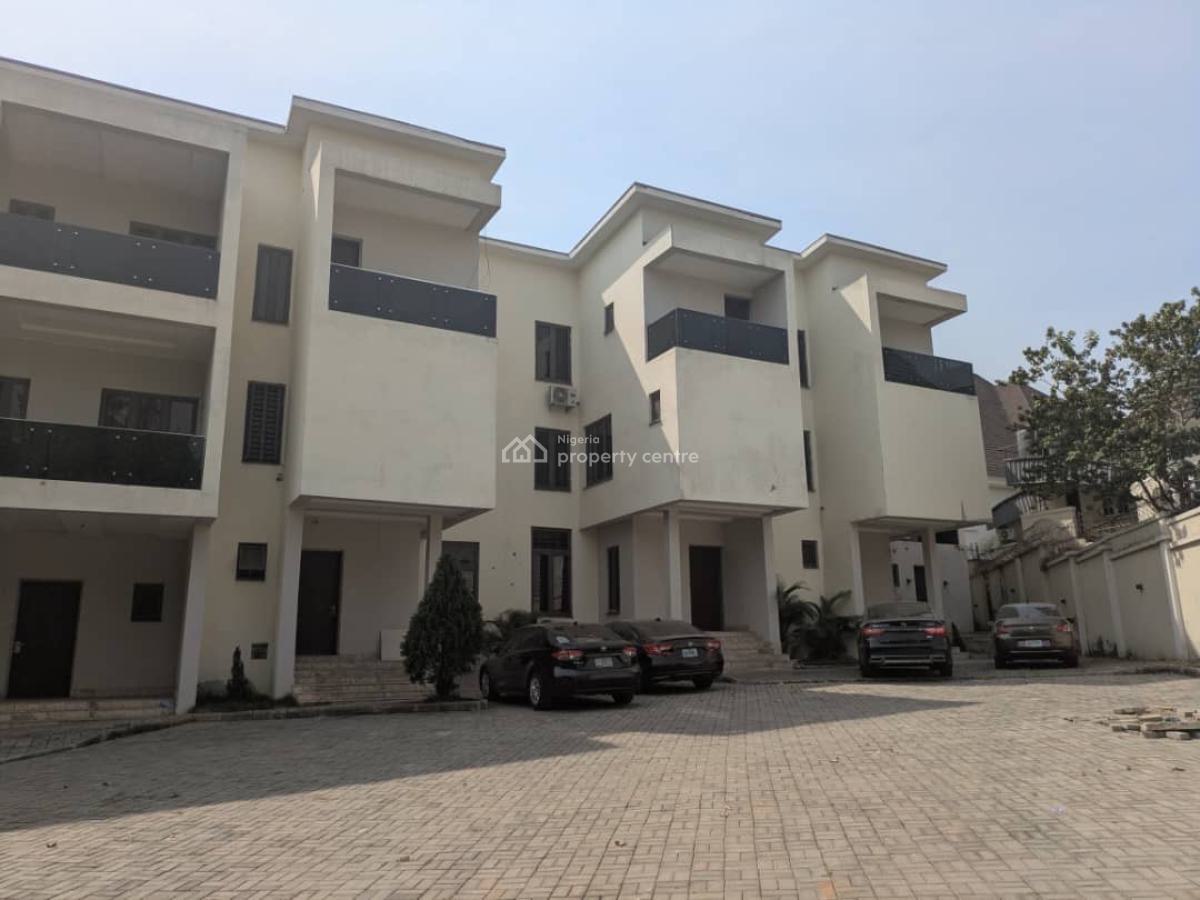 4bedroom Terrace with Bq, Lake Chad, Maitama District, Abuja, Terraced Duplex for Rent