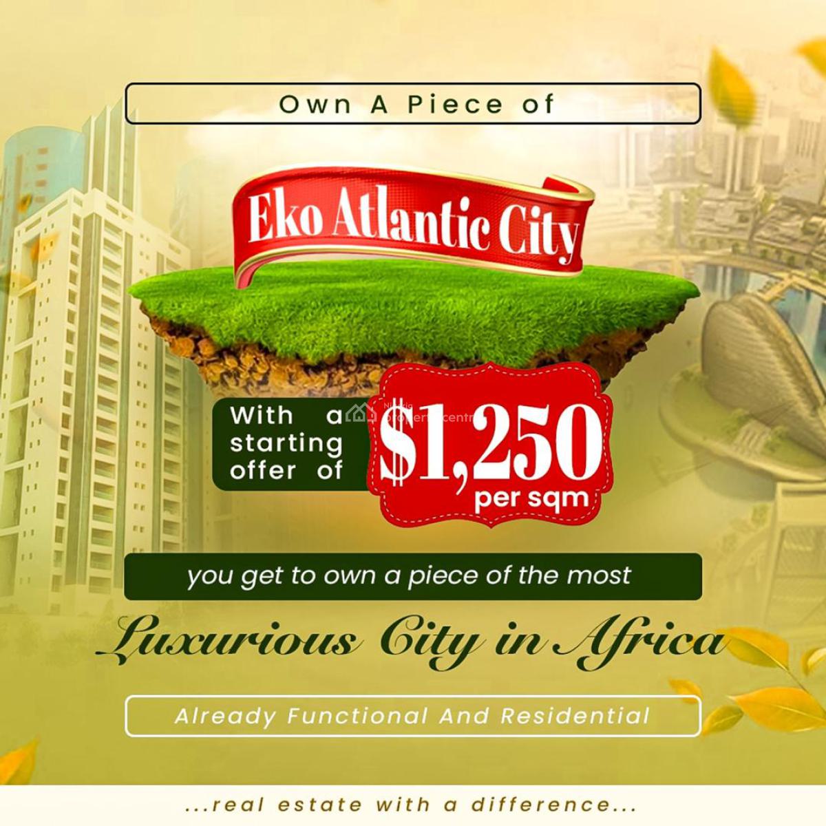 Buy & Build Land Inside The Most Luxurious Estate Eko Atlantic, Eko Atlantic City, Victoria Island (vi), Lagos, Residential Land for Sale
