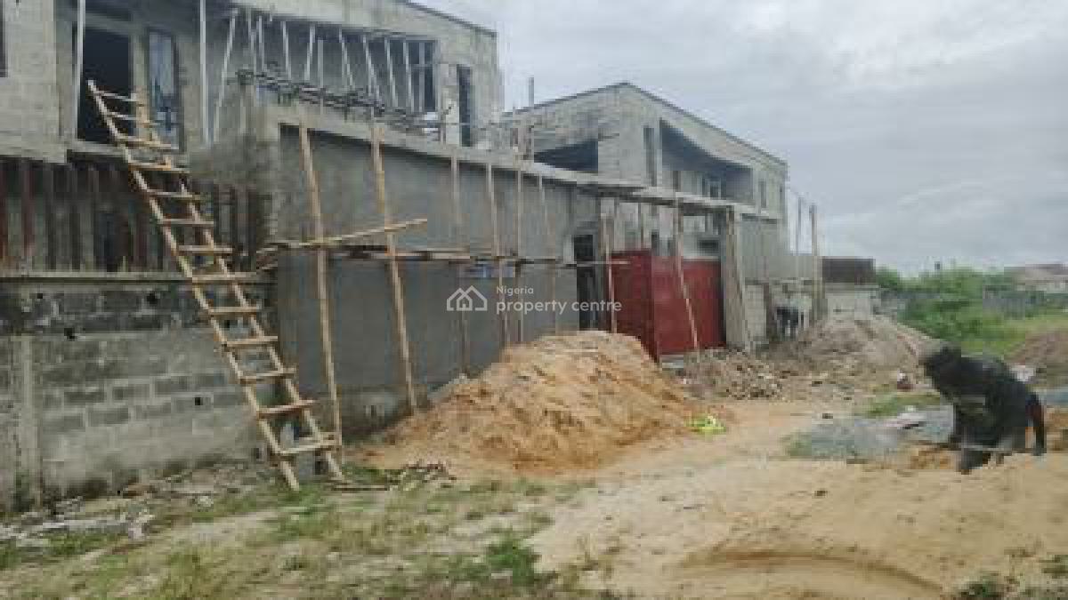 Beautifully Luxury 3 Bedrooms Semi-detached Duplex with Boyz Quarter, Heirs Court Estate, Bogije, Ibeju Lekki, Lagos, Semi-detached Duplex for Sale