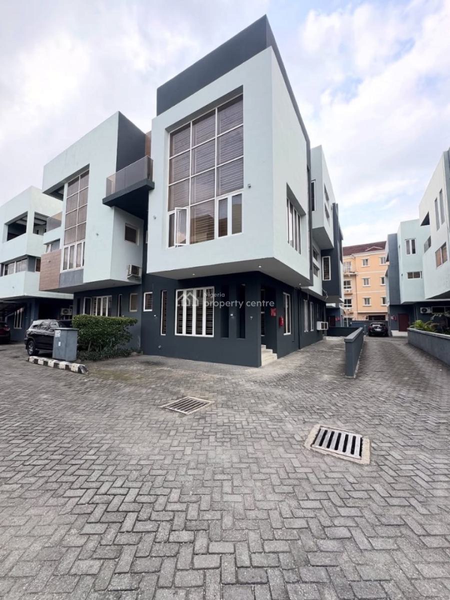 Very Spacious 5 Bedroom Semi Detached Duplex with Bq & Open Terrace, Osapa, Lekki, Lagos, Semi-detached Duplex for Sale