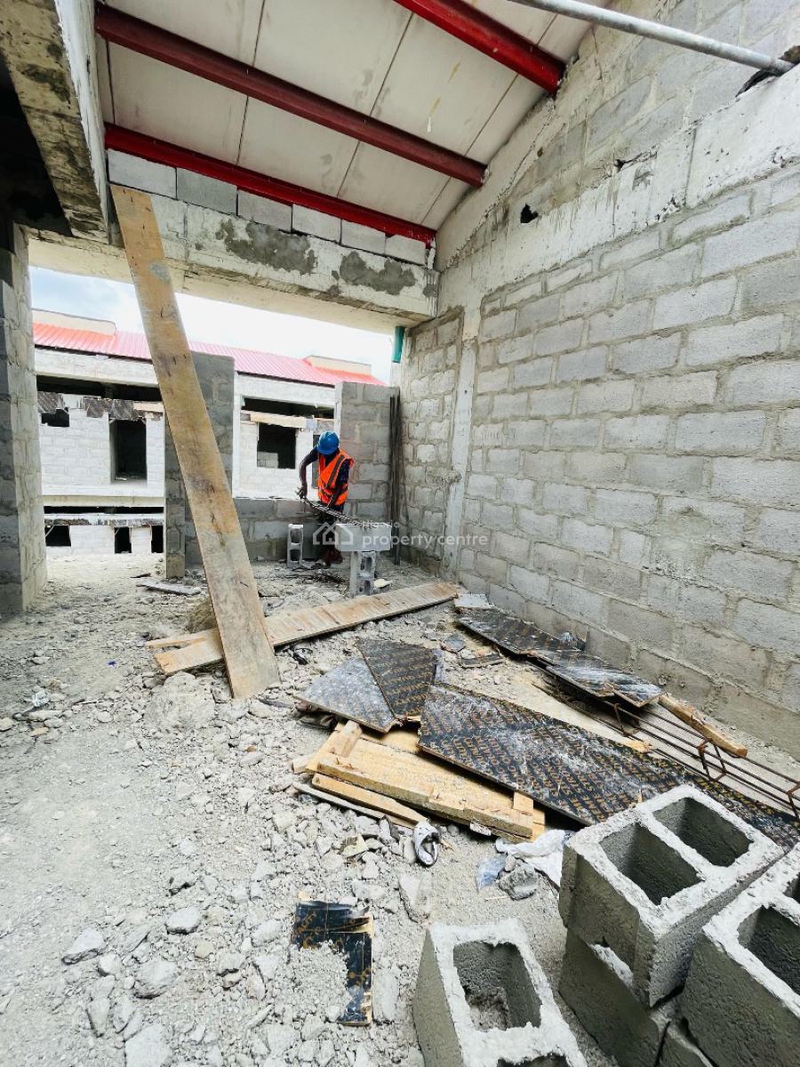 Top Quality 4 Bedroom Terrace Duplex in a Serene Location(carcass), Top Quality 4 Bedroom Terrace Duplex in a Serene Location(carcass), Gbagada, Lagos, House for Sale