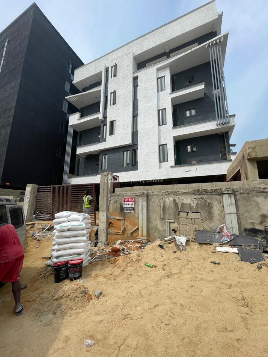 Standard 2 Bedroom Apartment  with Gym, Pool and Elevator, Perfect for Shortlet/airbnb, Ikate, Lekki, Lagos, Block of Flats for Sale