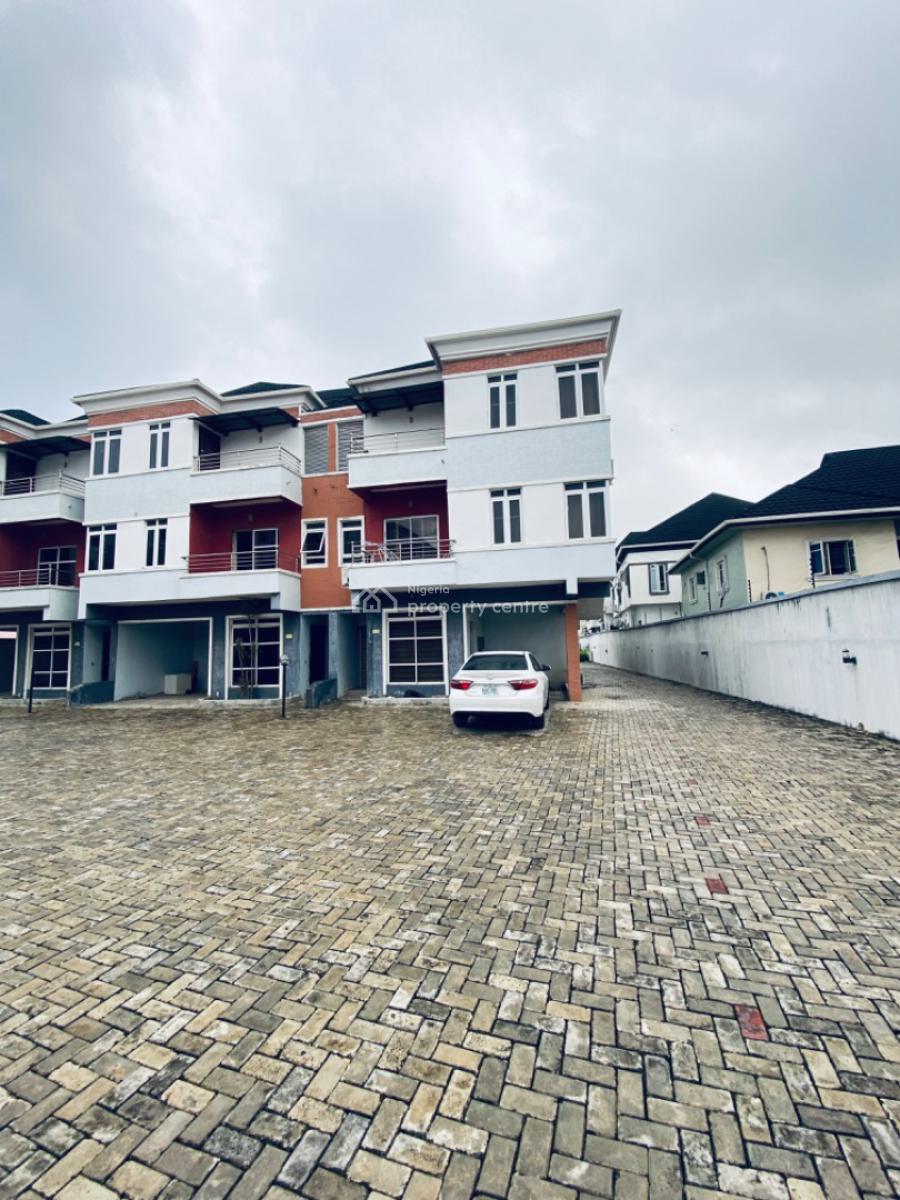 Clean 4 Bedrooms Terrace Duplex, Ikota Lekki, Ikota, Lekki, Lagos, Terraced Duplex for Rent