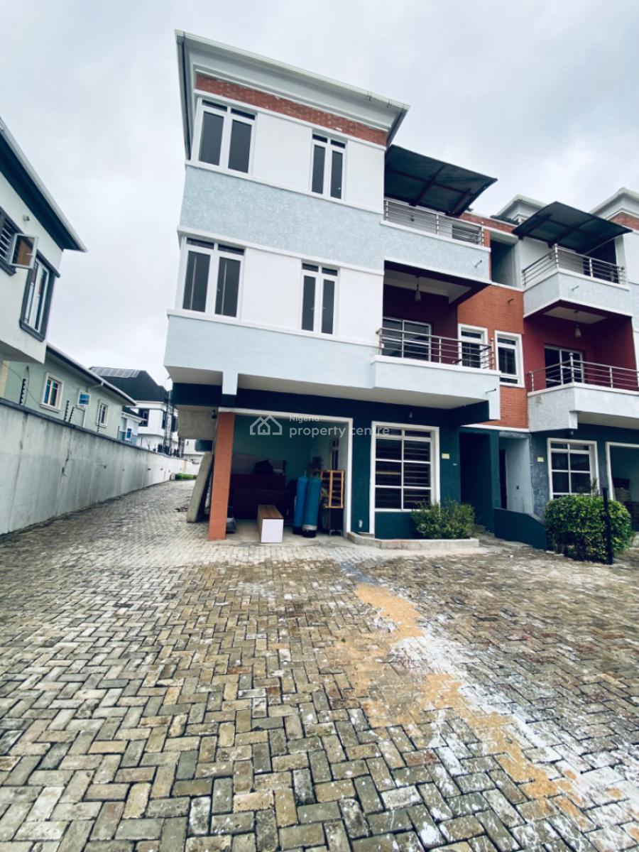 Clean 4 Bedrooms Terrace Duplex, Ikota Lekki, Ikota, Lekki, Lagos, Terraced Duplex for Rent