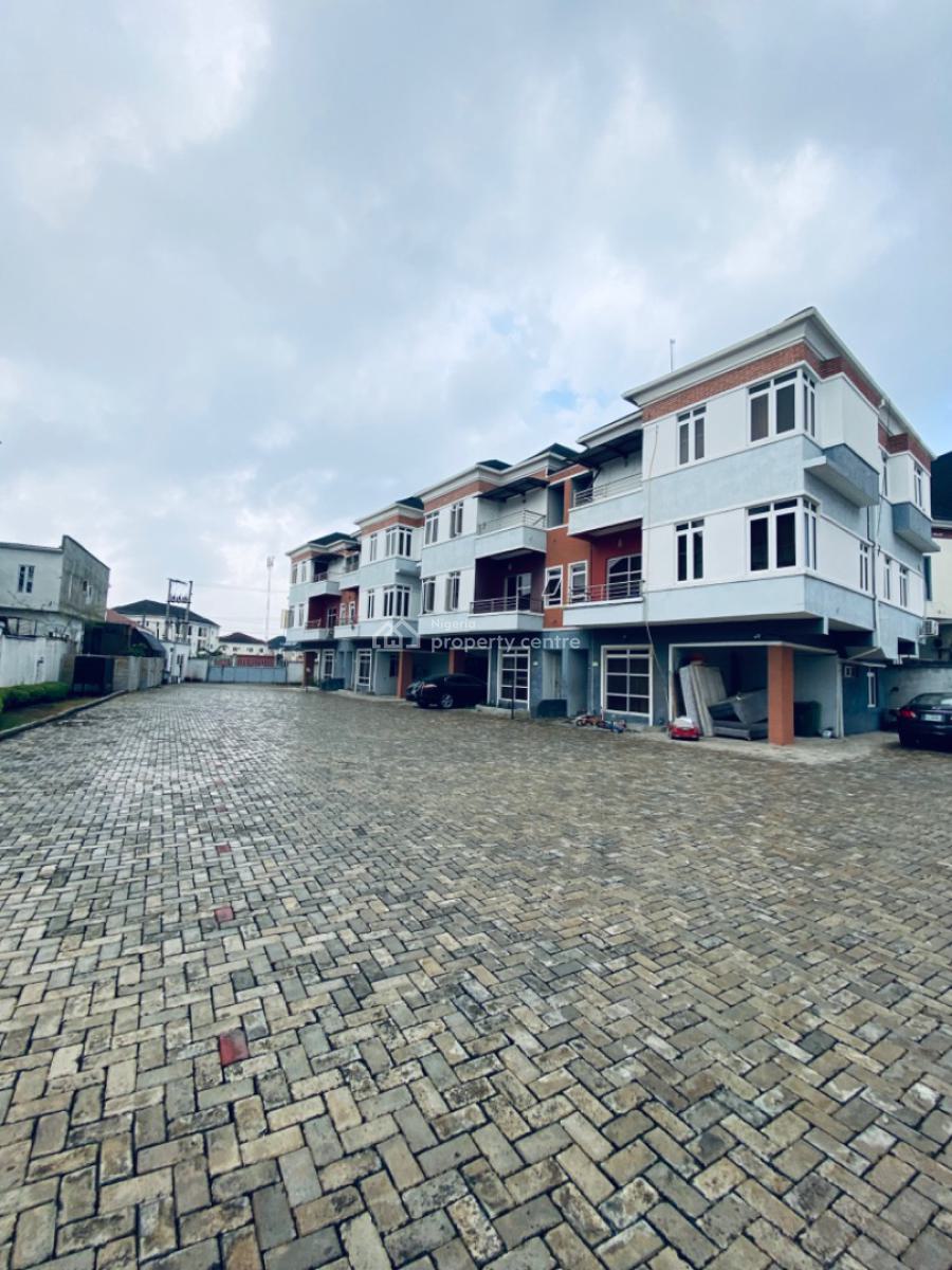 Clean 4 Bedrooms Terrace Duplex, Ikota Lekki, Ikota, Lekki, Lagos, Terraced Duplex for Rent