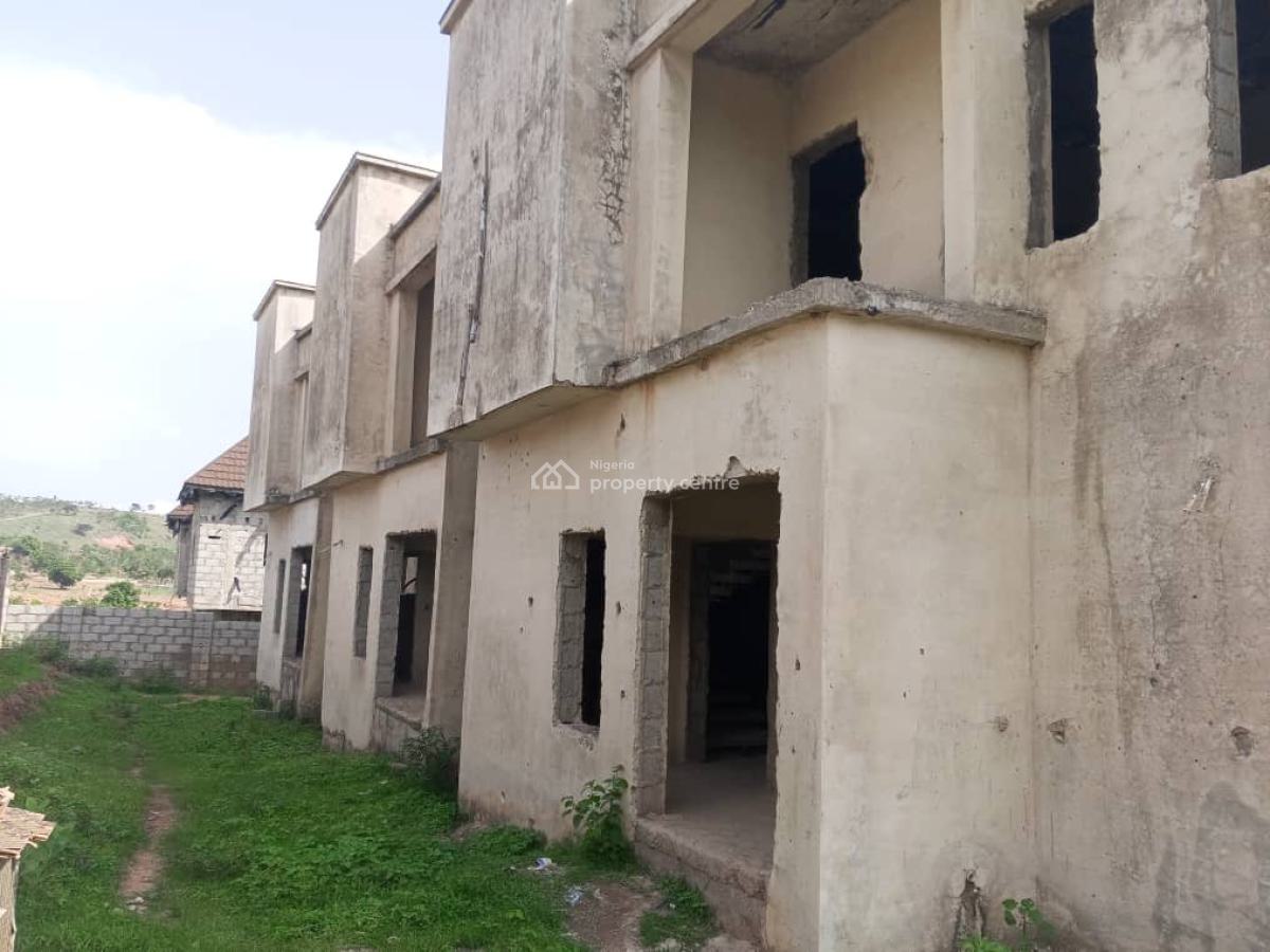 Three Units of 4 Bedroom Terrace Duplex Carcass, Apo Resettlement, Apo, Abuja, Terraced Duplex for Sale