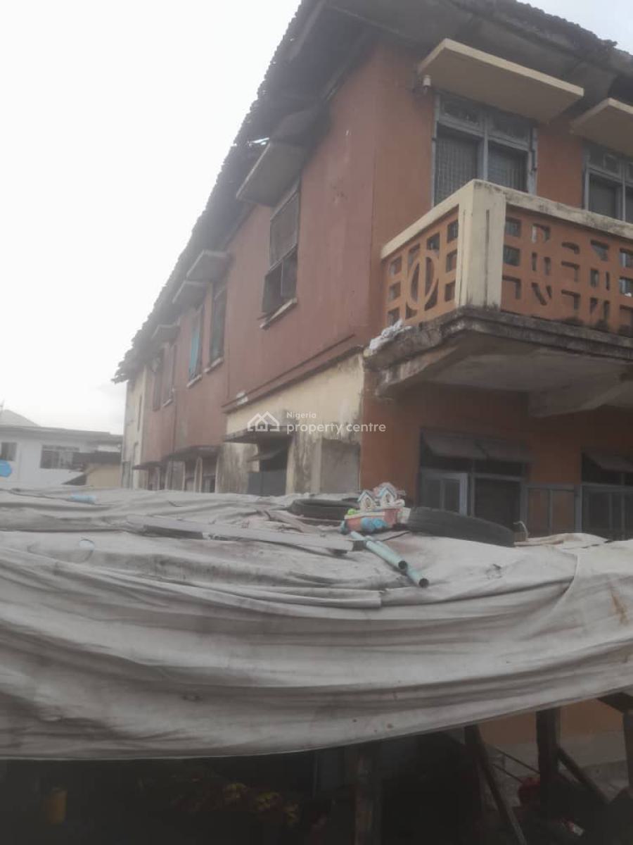 Collapsible Structure Suitable for Redevelopment, Ebute Metta West, Yaba, Lagos, Detached Duplex for Sale