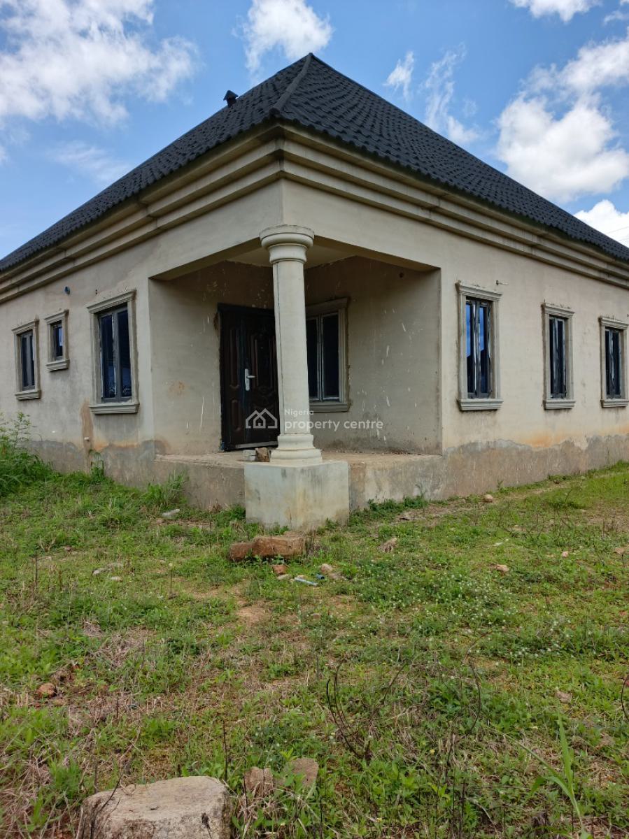 Brand New 3 Bedroom Semi-finished Bungalow in a Mini Estate, Close to Sharia Court, Gwagwalada, Abuja, Detached Bungalow for Sale