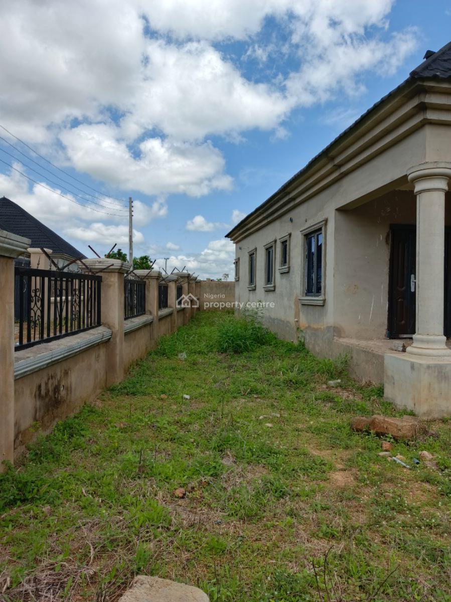 Brand New 3 Bedroom Semi-finished Bungalow in a Mini Estate, Close to Sharia Court, Gwagwalada, Abuja, Detached Bungalow for Sale