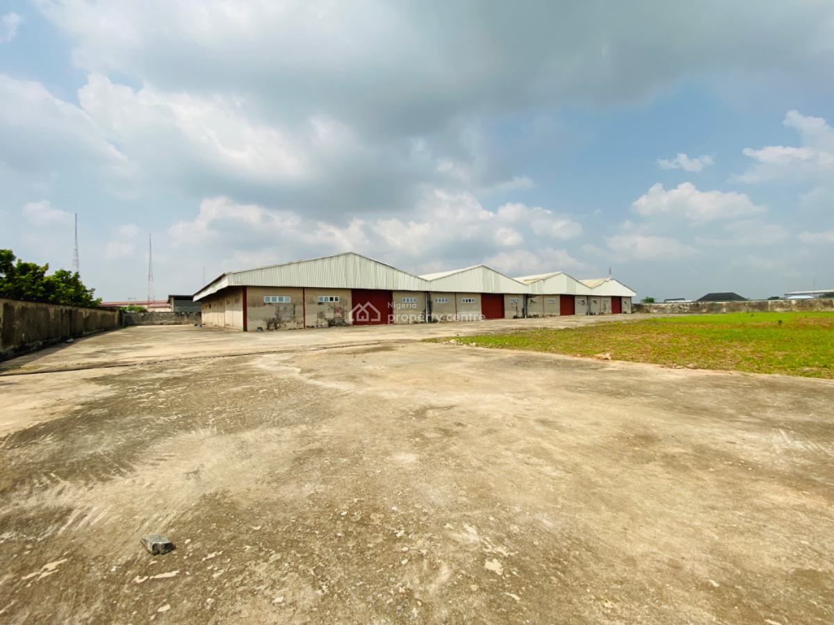 4 Units of Warehouse Space on One Hectare Mass of Land, Two Minutes From Berger, Opic, Isheri North, Lagos, Warehouse for Rent