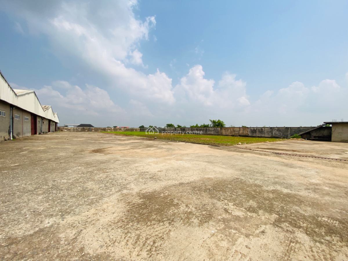 4 Units of Warehouse Space on One Hectare Mass of Land, Two Minutes From Berger, Opic, Isheri North, Lagos, Warehouse for Rent