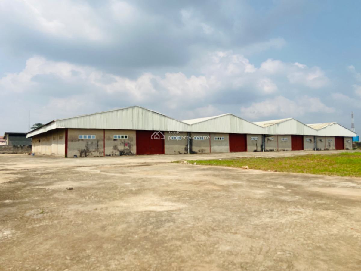 4 Units of Warehouse Space on One Hectare Mass of Land, Two Minutes From Berger, Opic, Isheri North, Lagos, Warehouse for Rent