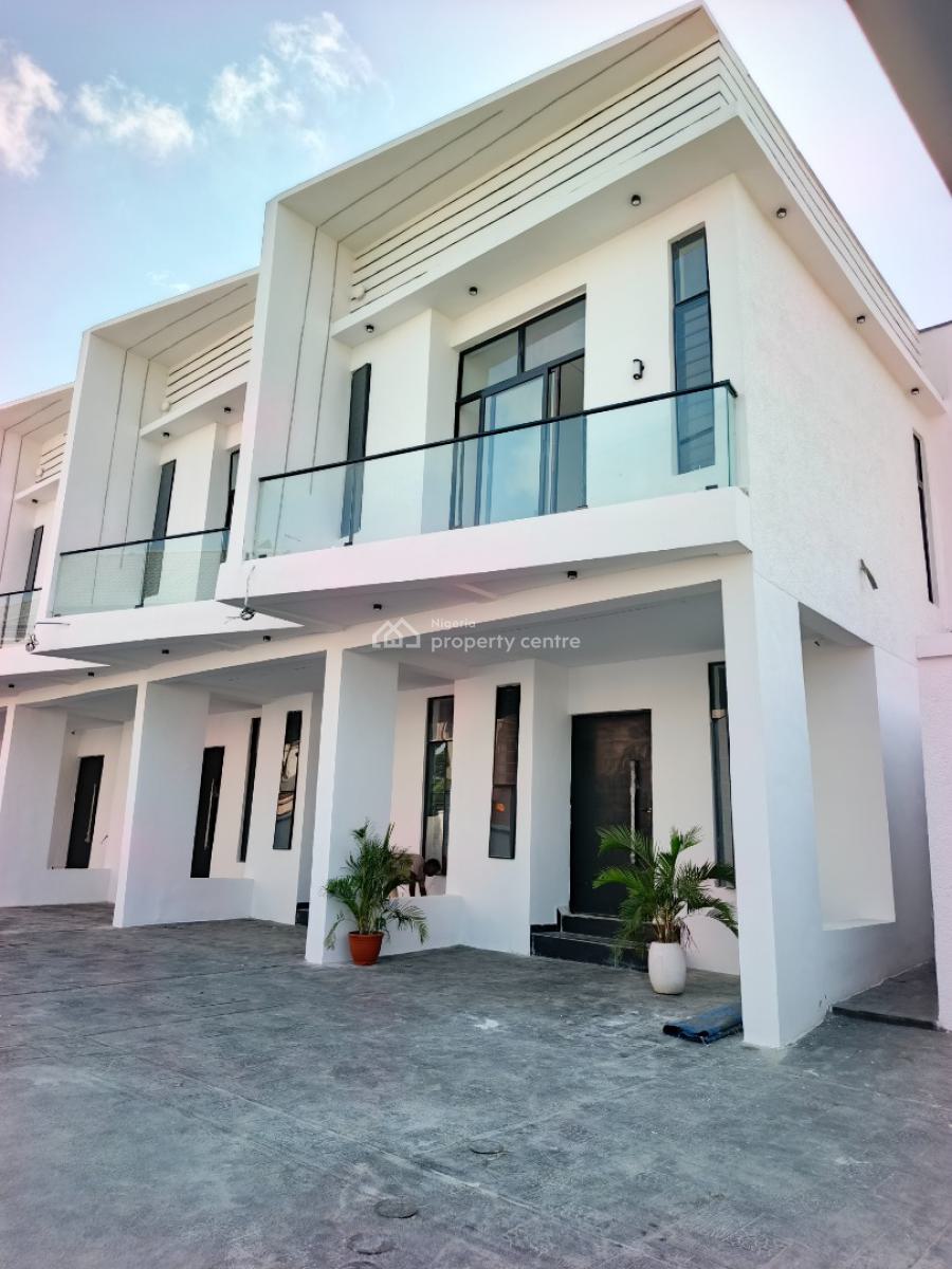 Smart Spacious Newly Built  Bedroom Terrace Duplex with Bq, in a Very Good Estate at Abraham Adesanya Axis Ajah Lagos., Ajah, Lagos, Terraced Duplex for Sale