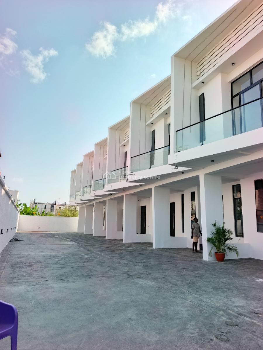 Smart Spacious Newly Built  Bedroom Terrace Duplex with Bq, in a Very Good Estate at Abraham Adesanya Axis Ajah Lagos., Ajah, Lagos, Terraced Duplex for Sale