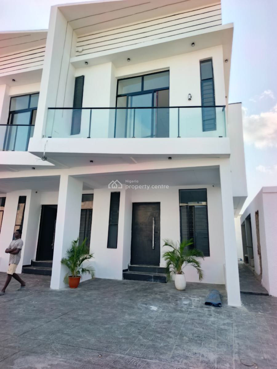Smart Spacious Newly Built  Bedroom Terrace Duplex with Bq, in a Very Good Estate at Abraham Adesanya Axis Ajah Lagos., Ajah, Lagos, Terraced Duplex for Sale