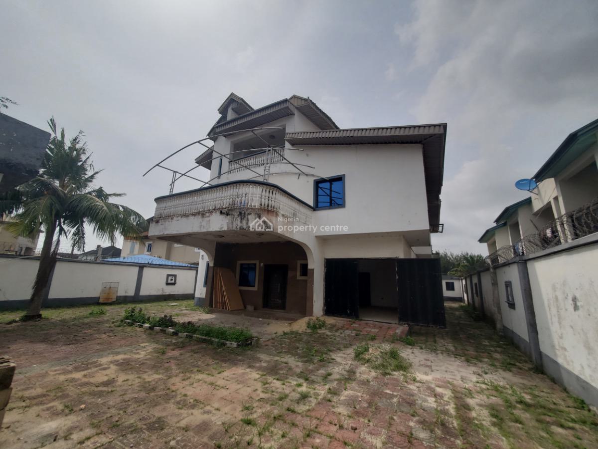 Massive 7bedroom House with 2bedroom Bq on 670sqm, Sangotedo, Ajah, Lagos, House for Sale