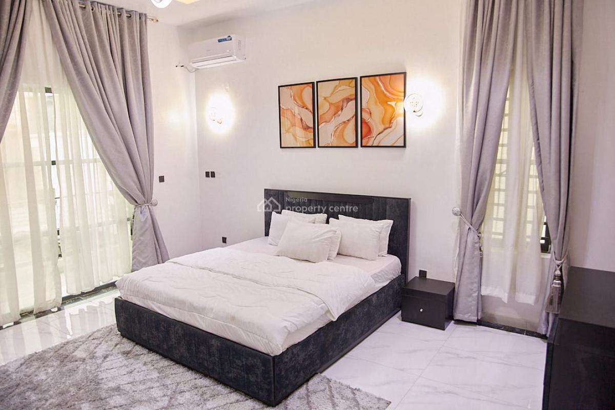 Luxury 4bed with a Lounge, Balcony & Bathtub, 7a Milan Way, Off Ebulefour Lane, Lekki Palm City Estate Ajah. Off Add, Ado, Ajah, Lagos, Flat / Apartment Short Let
