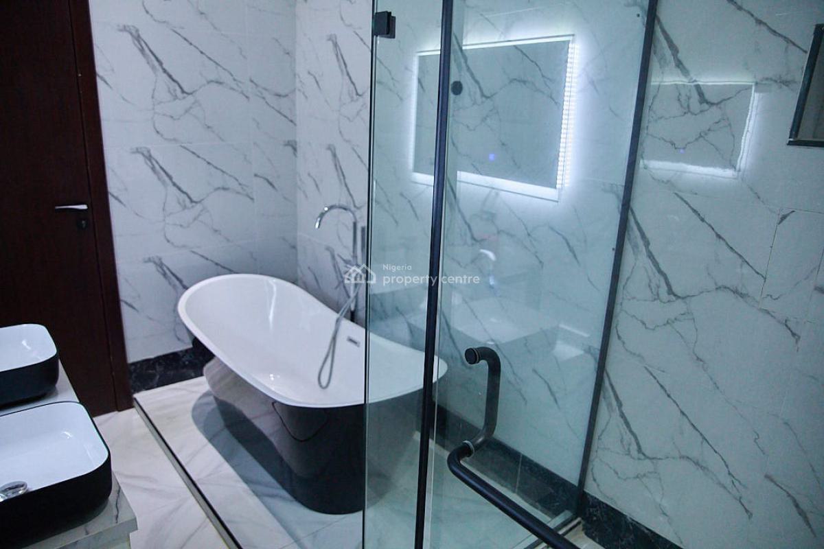 Luxury 4bed with a Lounge, Balcony & Bathtub, 7a Milan Way, Off Ebulefour Lane, Lekki Palm City Estate Ajah. Off Add, Ado, Ajah, Lagos, Flat / Apartment Short Let