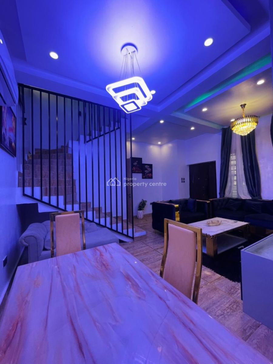 3 Bedroom Furnished Duplex with Solar, Idado, Idado, Lekki, Lagos, Detached Duplex for Rent
