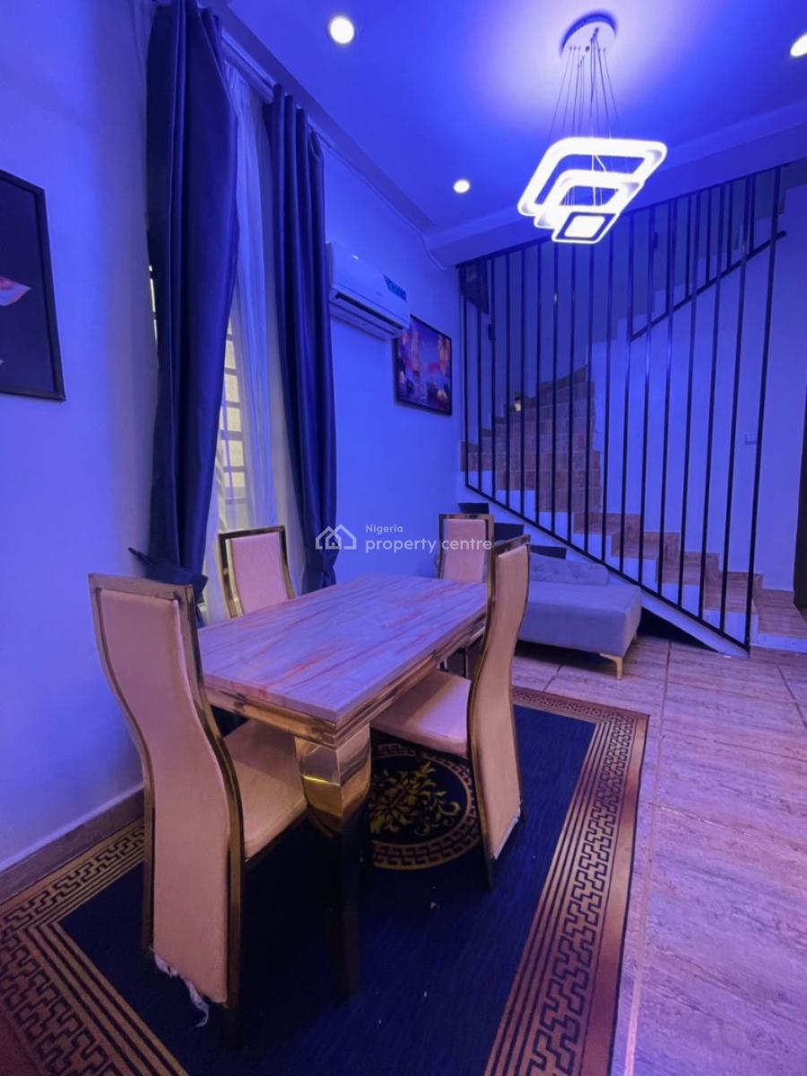 3 Bedroom Furnished Duplex with Solar, Idado, Idado, Lekki, Lagos, Detached Duplex for Rent