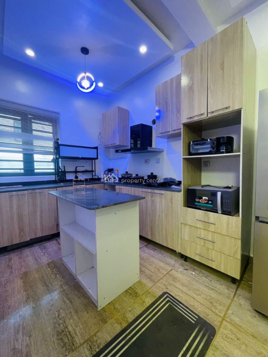 3 Bedroom Furnished Duplex with Solar, Idado, Idado, Lekki, Lagos, Detached Duplex for Rent