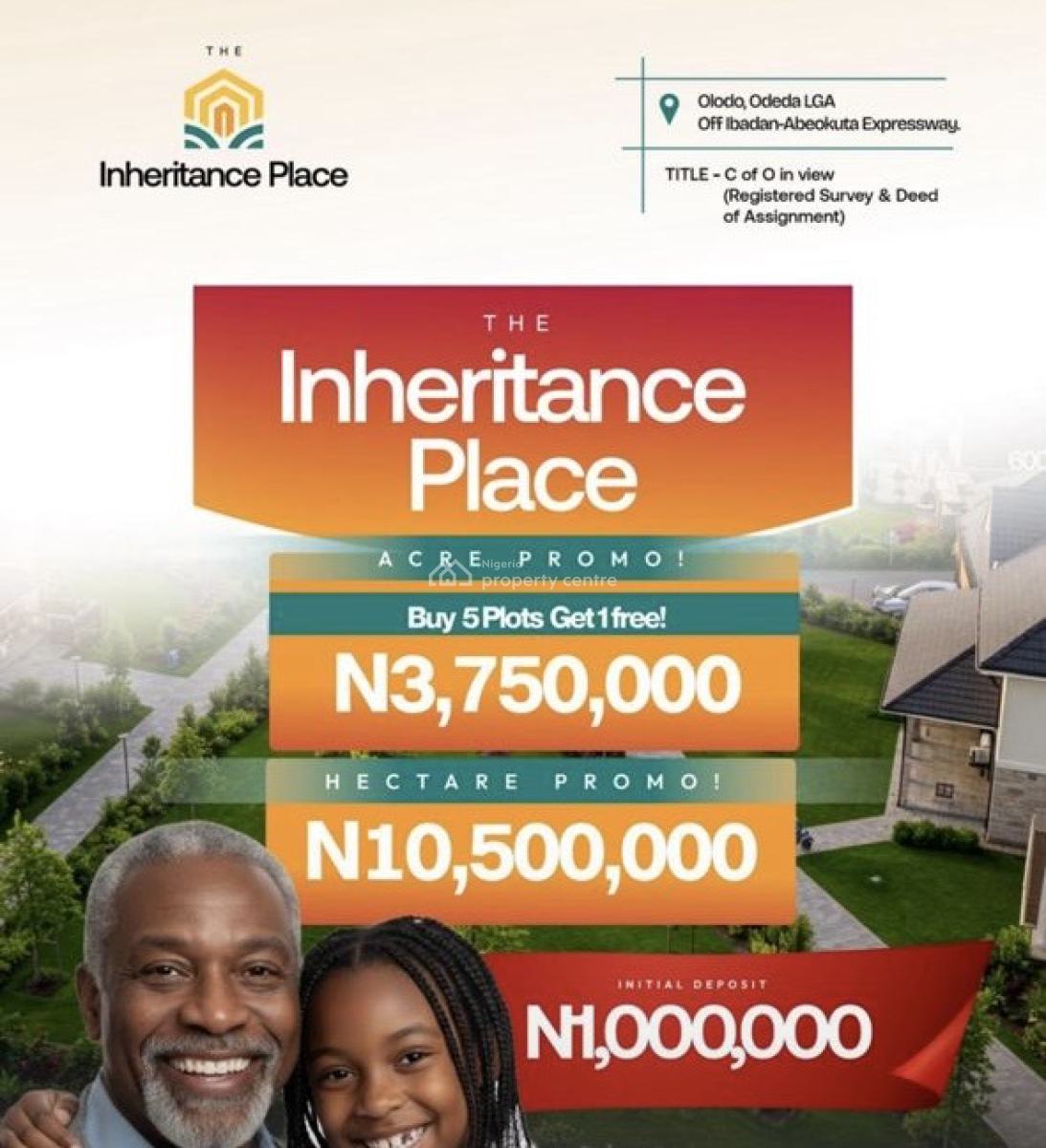 Dry, Secure Land Along The Expressway, Olodo, Odeda Lga Off Ibadan-abeokuta Expressway, Ibadan, Oyo, Residential Land for Sale