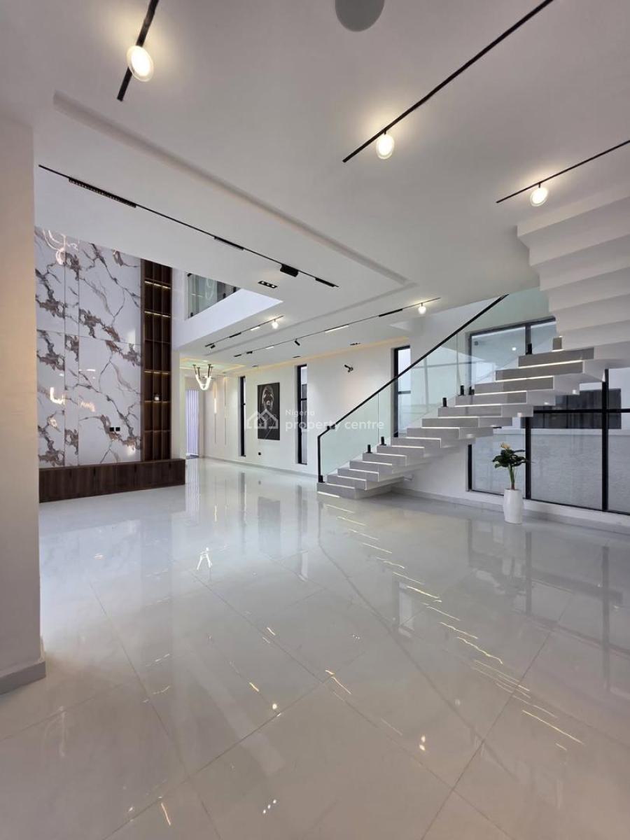 Luxury 5 Bedroom Fully Detached Duplex with 2 Bqs, Pool &gym on 428sqm, Chevron, Lekki, Lagos, Detached Duplex for Sale